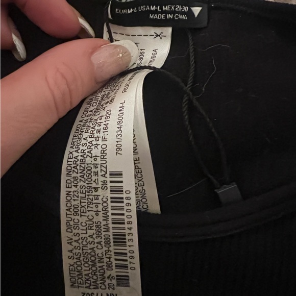 Zara Beaded Crop Long-Sleeve - Picture 7 of 7